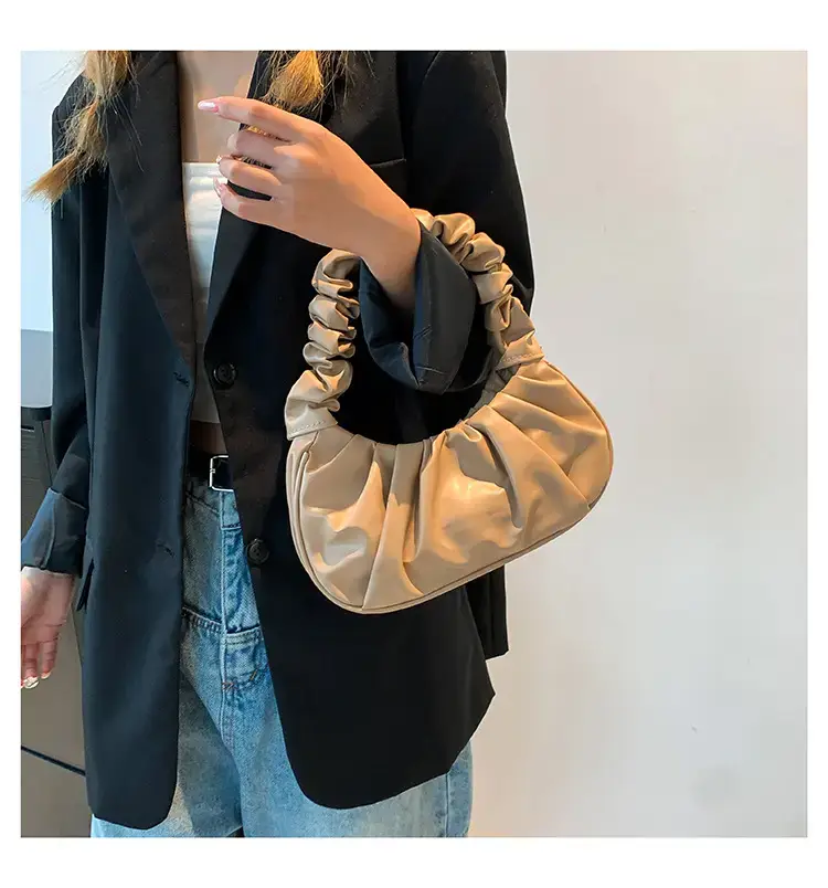 Purple Ruffled Shoulder Bag for Women 2023 — feature 16