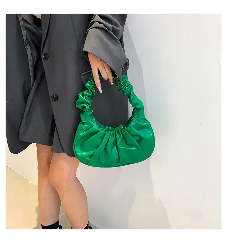 Purple Ruffled Shoulder Bag for Women 2023 — feature 19
