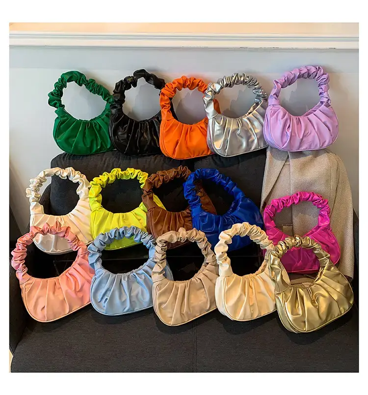Purple Ruffled Shoulder Bag for Women 2023 — feature 24