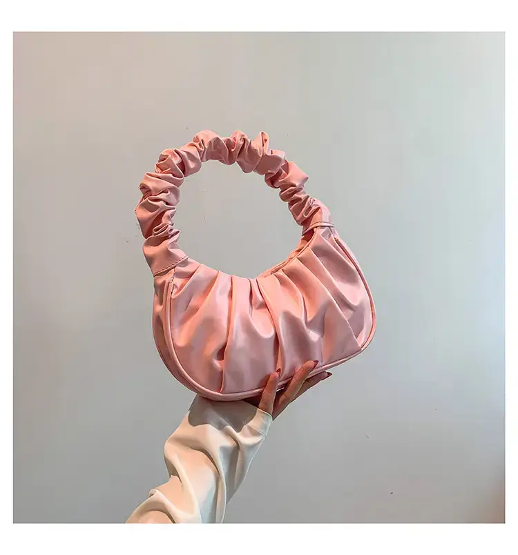Purple Ruffled Shoulder Bag for Women 2023 — feature 26