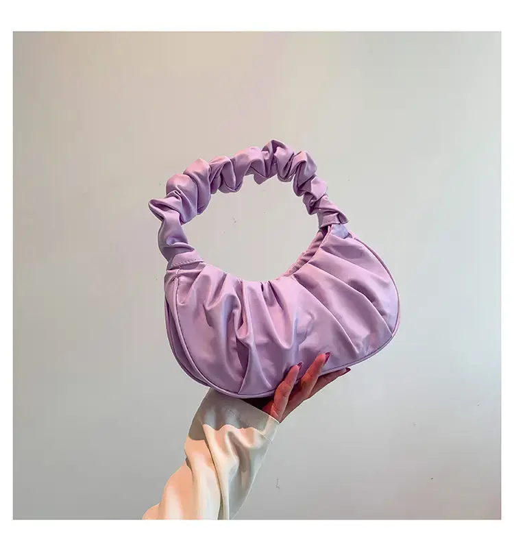Purple Ruffled Shoulder Bag for Women 2023 — feature 39