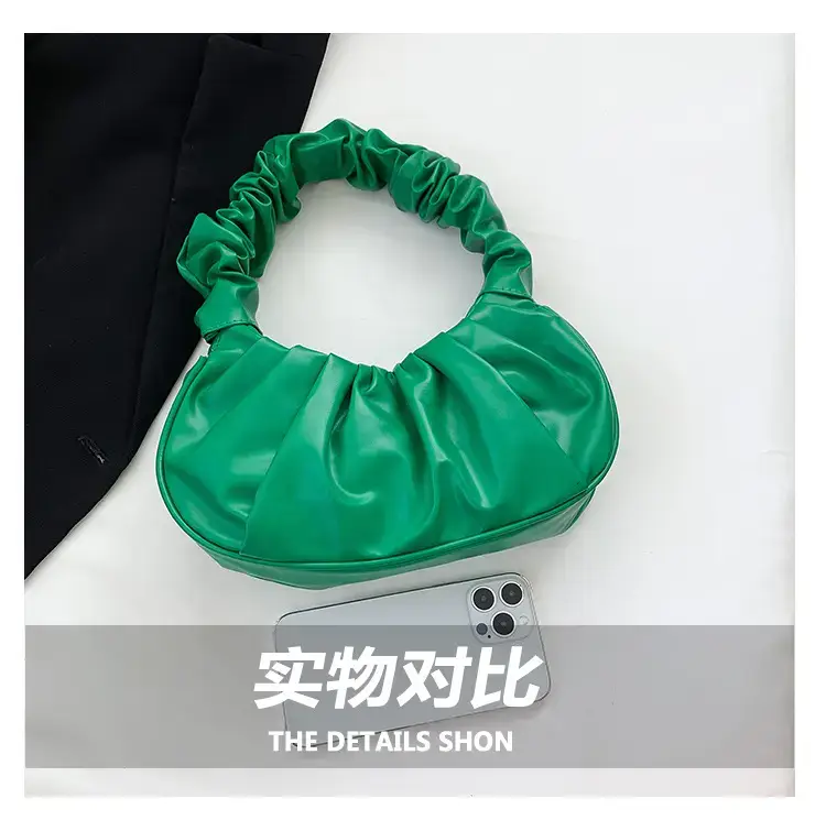 Purple Ruffled Shoulder Bag for Women 2023 — feature 5