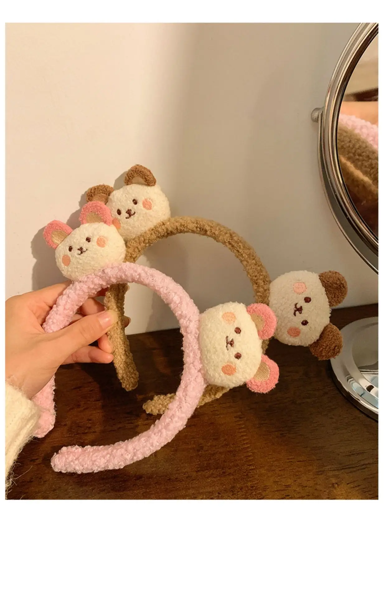 Cute Bear Face Wash Headband for Girls — feature 5