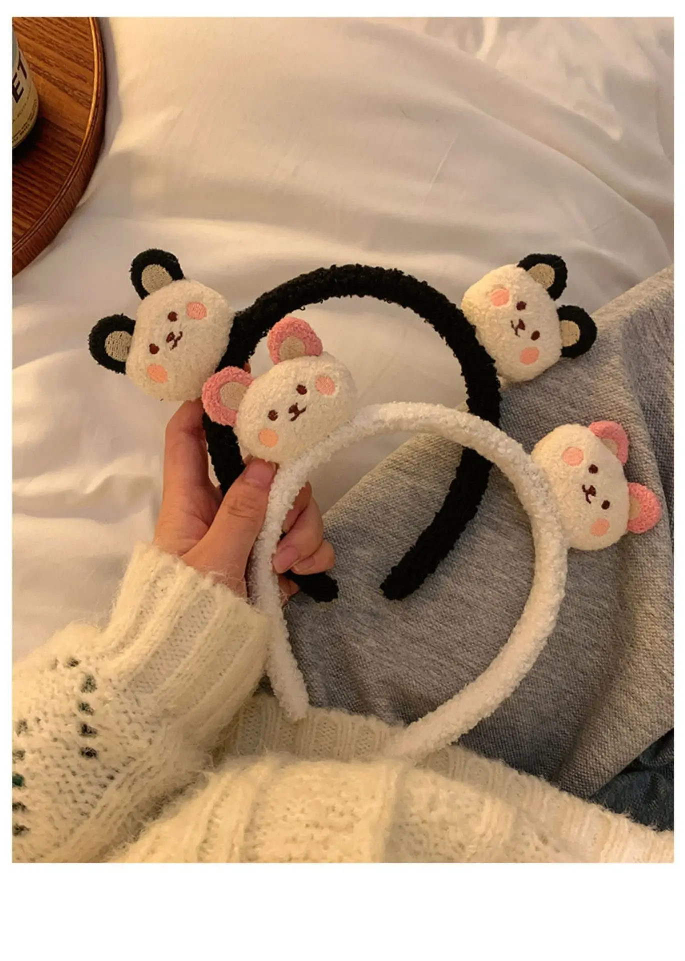 Cute Bear Face Wash Headband for Girls — feature 6
