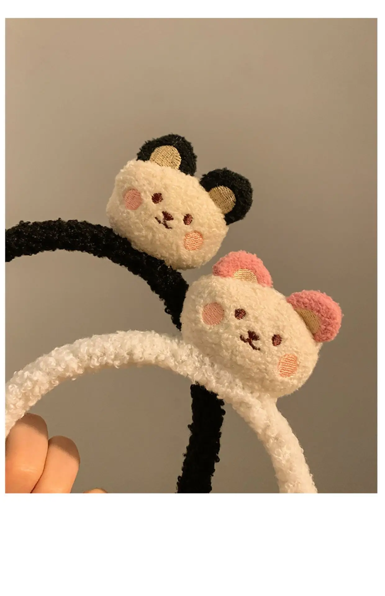 Cute Bear Face Wash Headband for Girls — feature 8