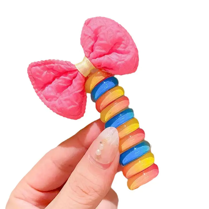 Colorful Sunflower Hair Band for Girls High Elastic Rubber