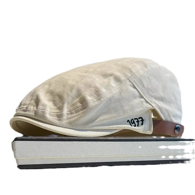 Japanese Style Anti-Wear Peaked Cap Men Women Artistic Retro Newsboy Hat - Image 6