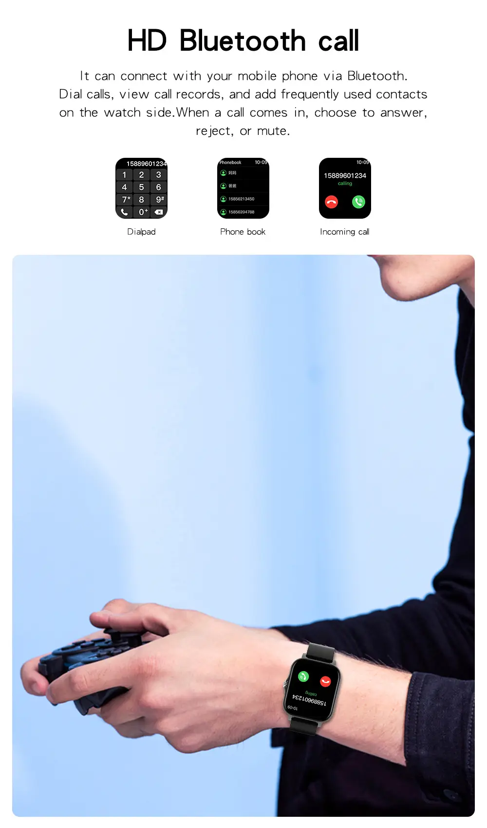 Pink Smart Watch with Heart Rate & BP Display — feature 11