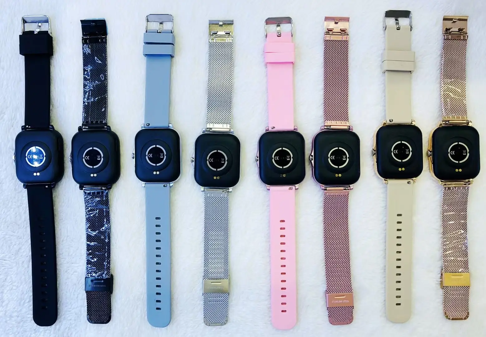 Pink Smart Watch with Heart Rate & BP Display — feature 2