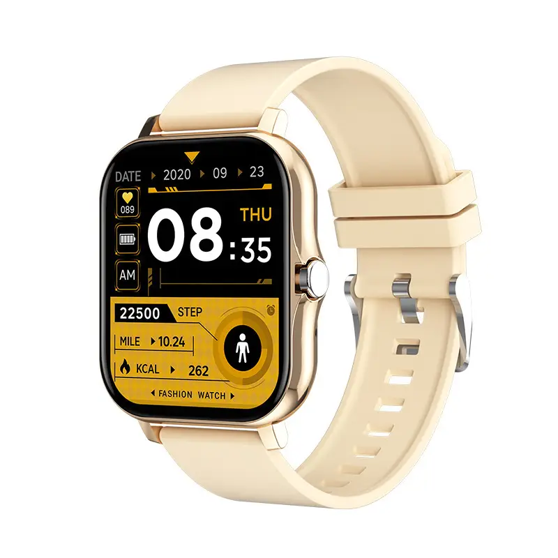 Pink Smart Watch with Heart Rate & BP Display - Image 4