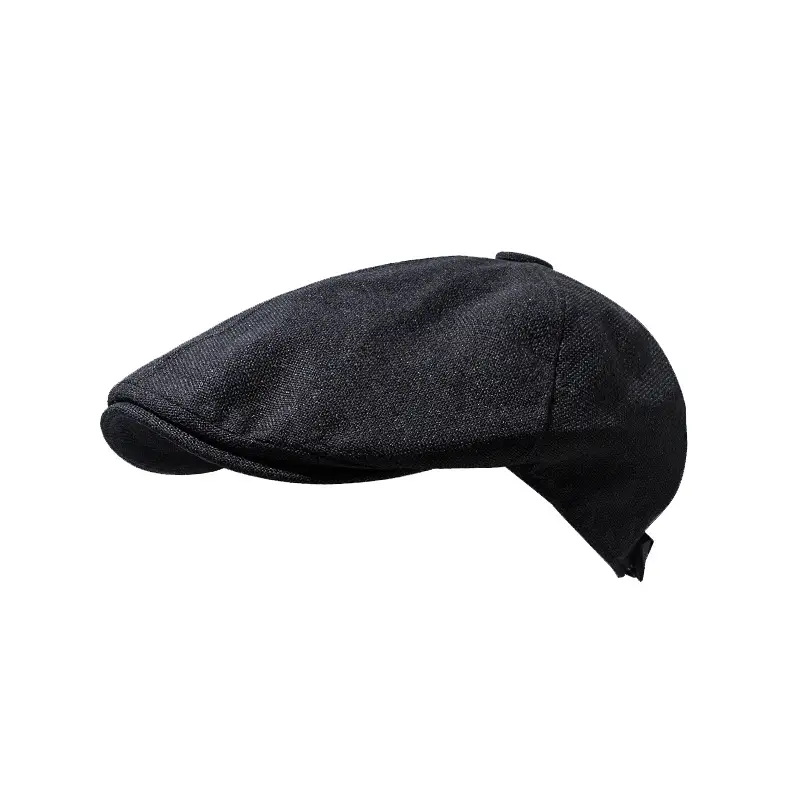 Women Linen Hat Spring Autumn British Beret Forward - Image 9