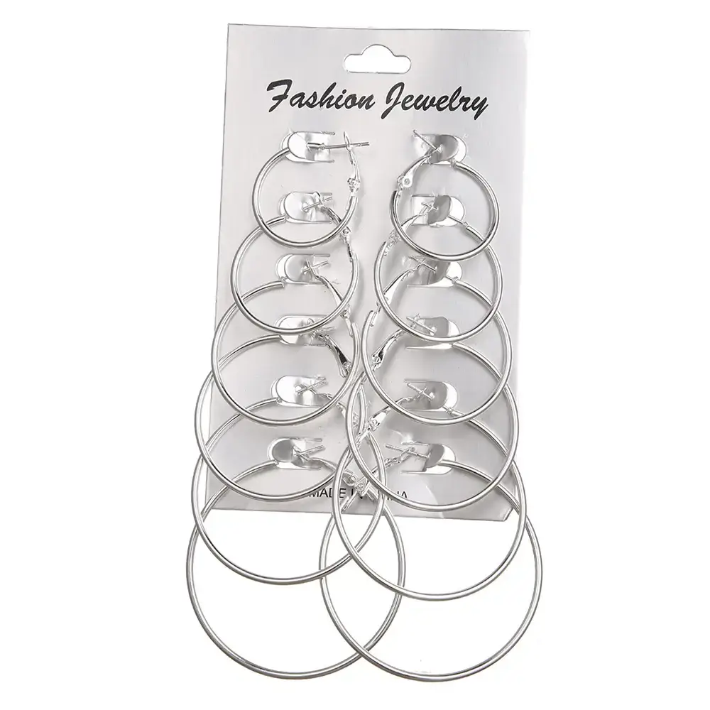 Gold Plated Multi Layer Earrings for Women - Image 2