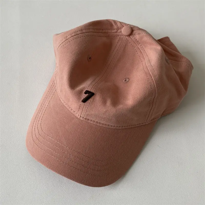 Women's Brown Baseball Cap with 7 Design Large Head - Image 4