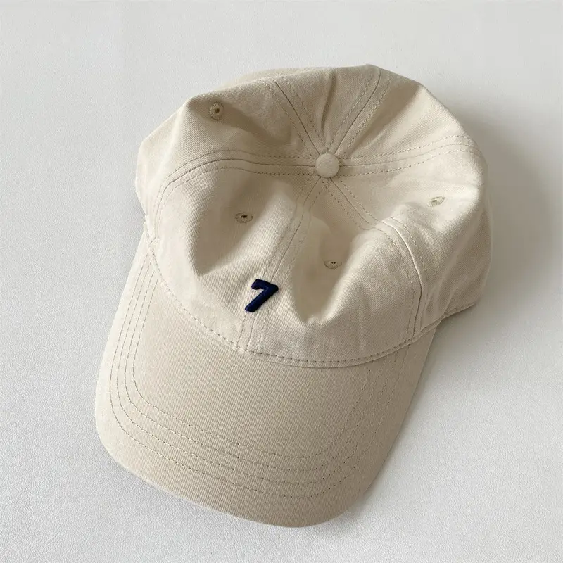 Women's Brown Baseball Cap with 7 Design Large Head - Image 7