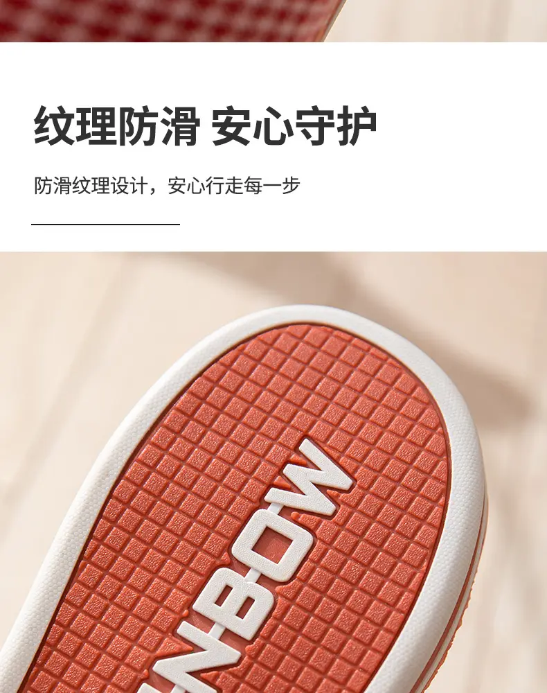 Couple Cotton Slippers Men's Large Size Indoor Non-Slip Warm Fabric Slippers Cixi Home Shoes Couple Style — feature 8