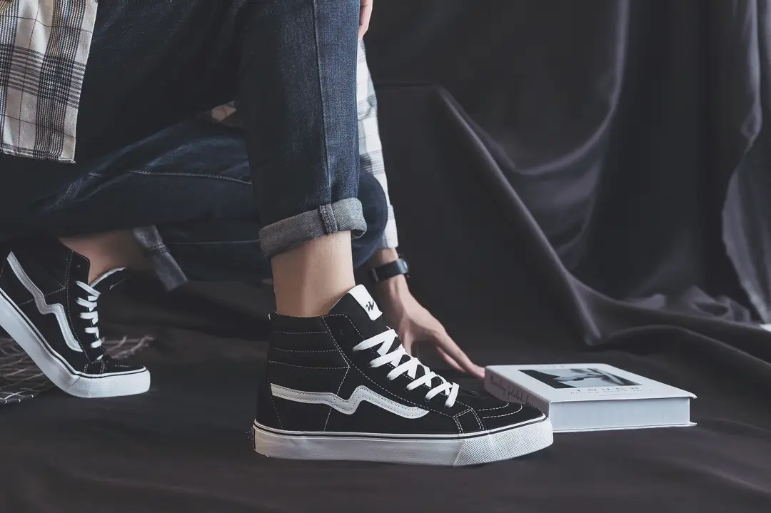 Three-time high-top canvas shoes for men and women students Korean-style all-match casual shoes single-layer shoes spring ins board shoes WDSW-90023 — feature 11