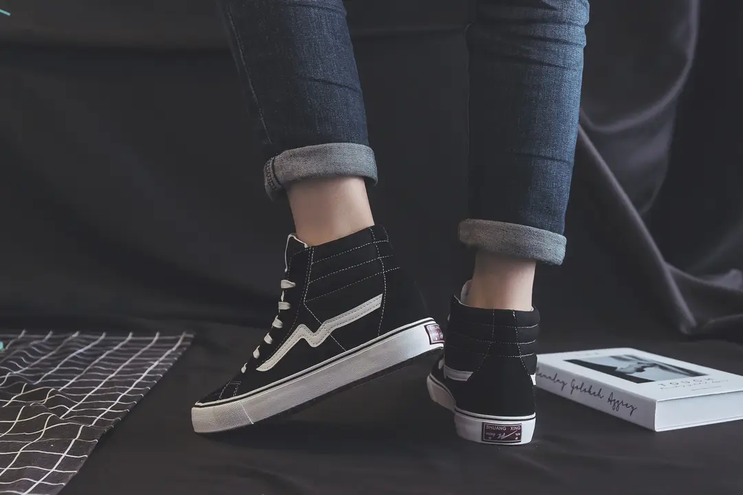 Three-time high-top canvas shoes for men and women students Korean-style all-match casual shoes single-layer shoes spring ins board shoes WDSW-90023 — feature 13