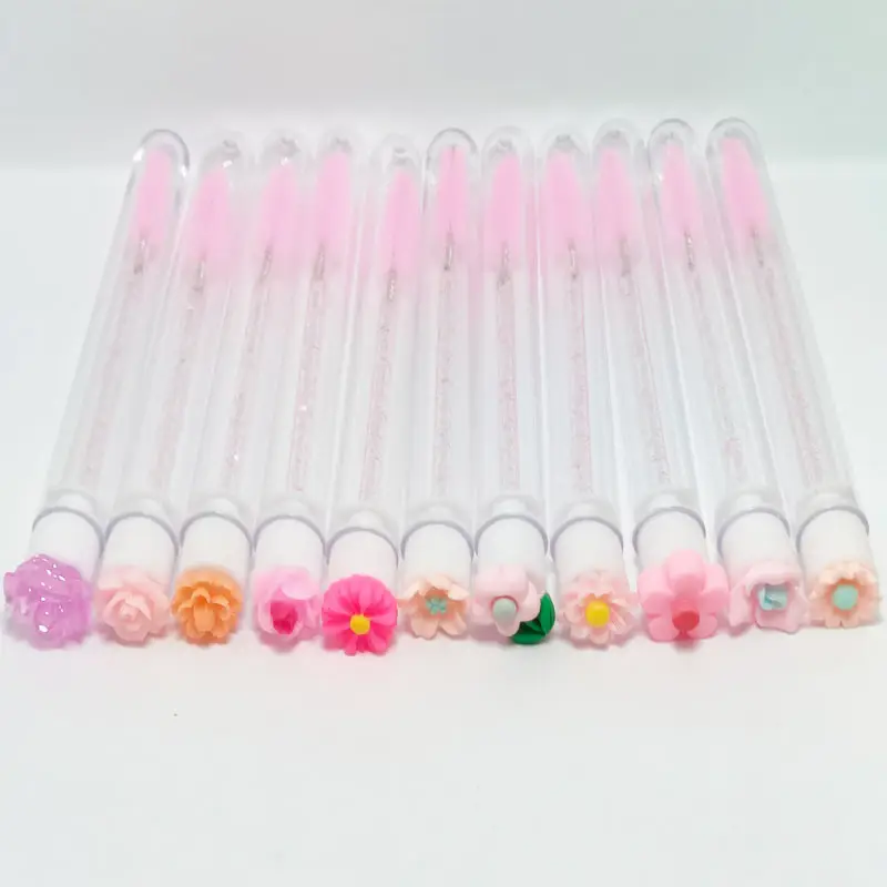 Transparent Flower Independent Eyelash Brushes Set - Image 13