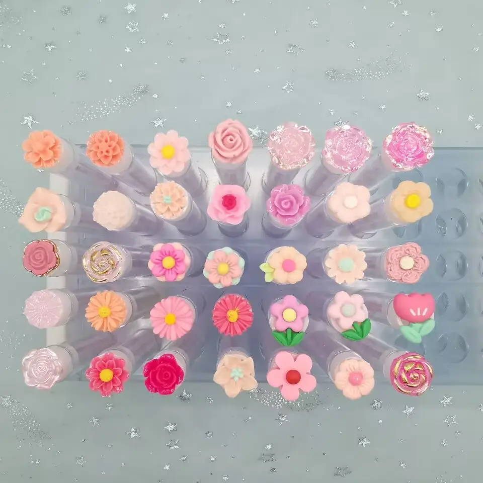 Transparent Flower Independent Eyelash Brushes Set — feature 15
