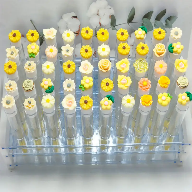 Transparent Flower Independent Eyelash Brushes Set — feature 2