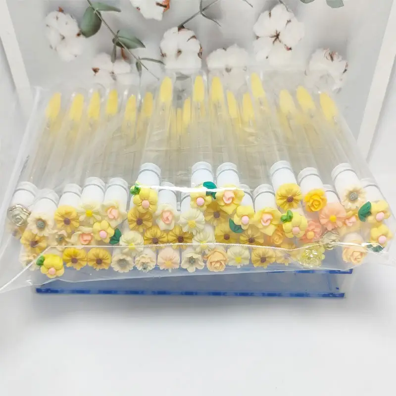 Transparent Flower Independent Eyelash Brushes Set — feature 4