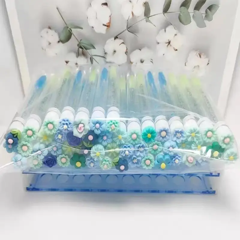 Transparent Flower Independent Eyelash Brushes Set - Image 4