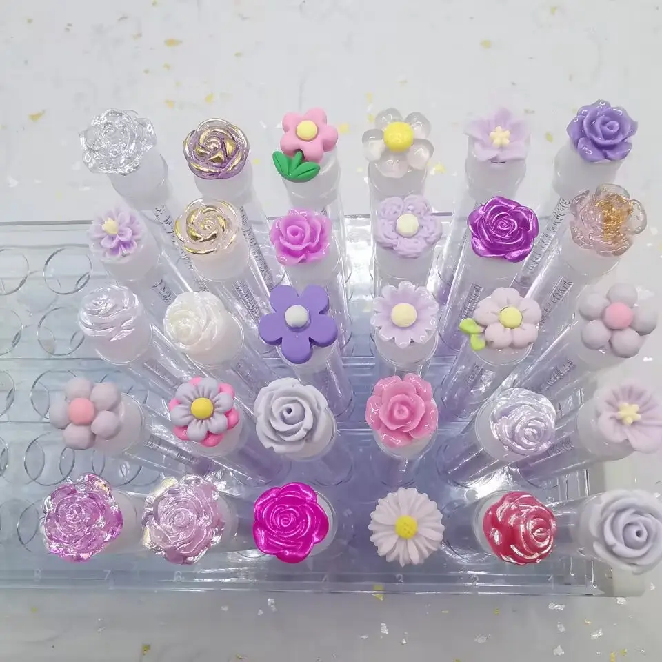Transparent Flower Independent Eyelash Brushes Set - Image 7