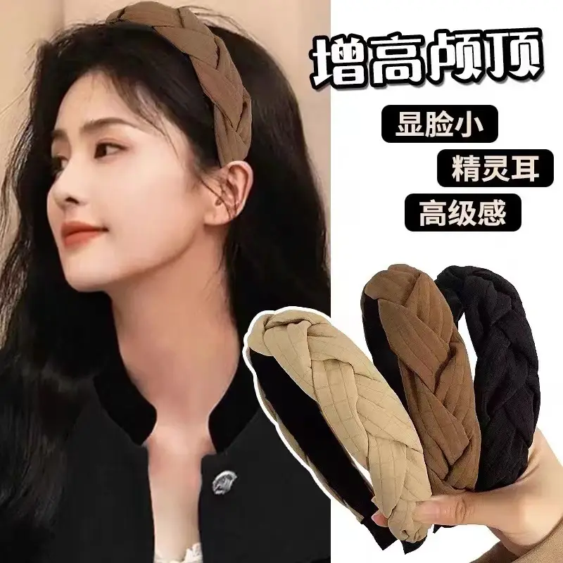 Black Skull Top Hair Band for Women 15cm - Image 6