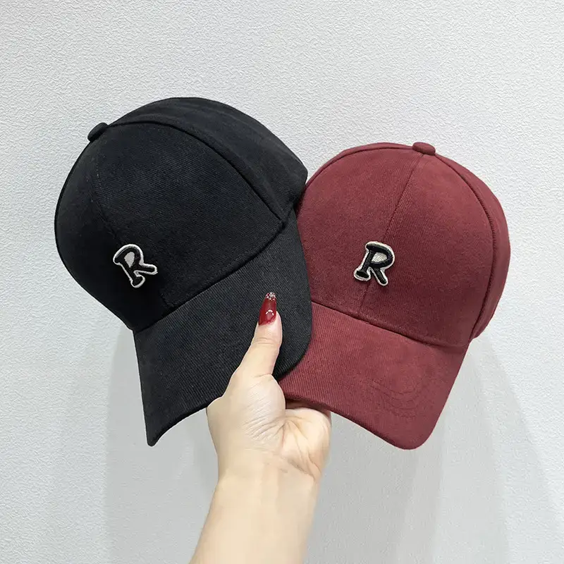 2023 R Logo Cap Men Women Blue Brown - Image 6