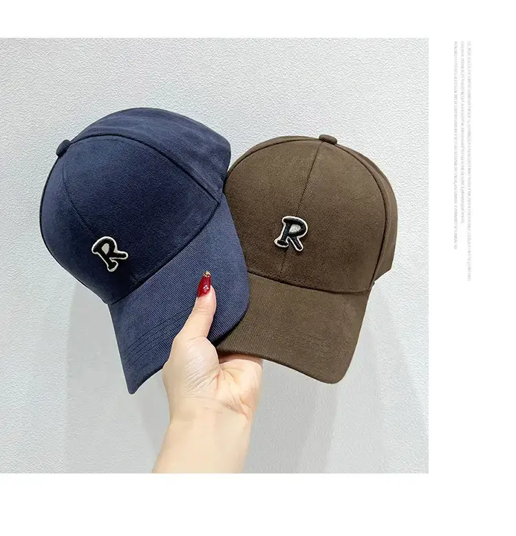 2023 R Logo Cap Men Women Blue Brown — feature 10