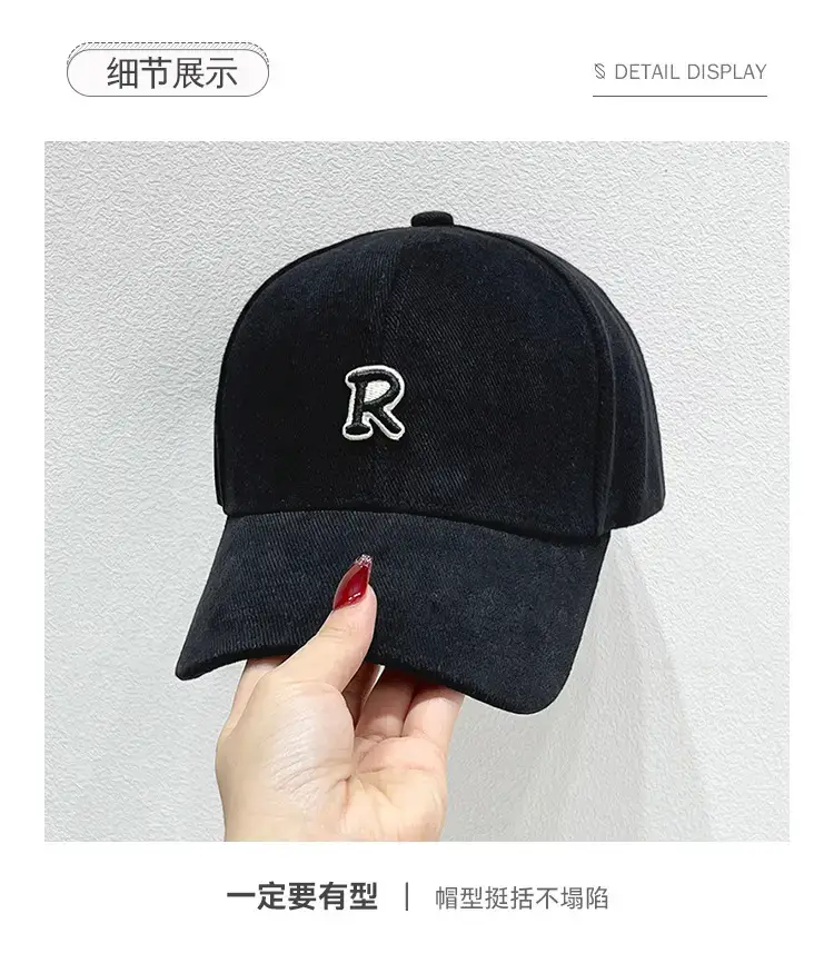 2023 R Logo Cap Men Women Blue Brown — feature 3