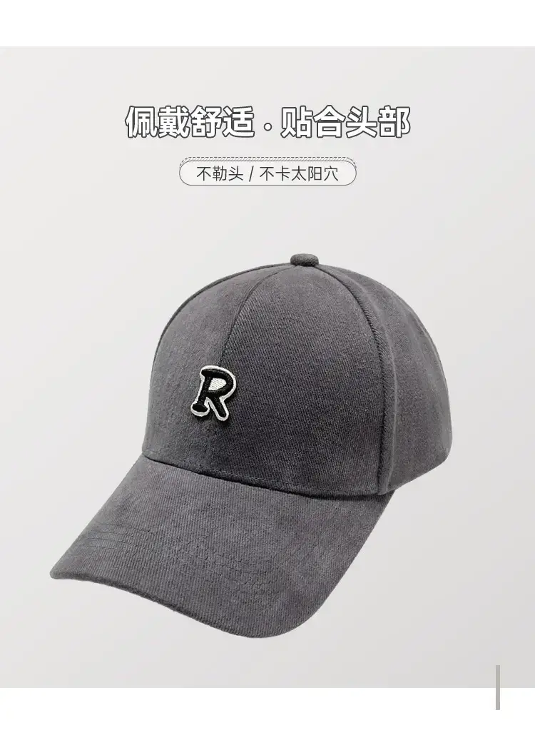 2023 R Logo Cap Men Women Blue Brown — feature 7