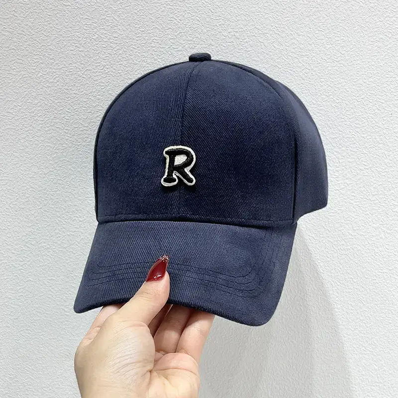 2023 R Logo Cap Men Women Blue Brown - Image 3