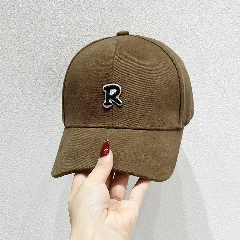 2023 R Logo Cap Men Women Blue Brown - Image 4