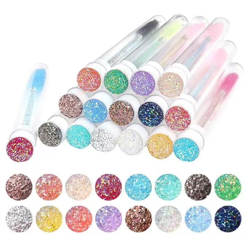 Crystal Rod Eyelash Brush Set for Makeup Application — feature 1