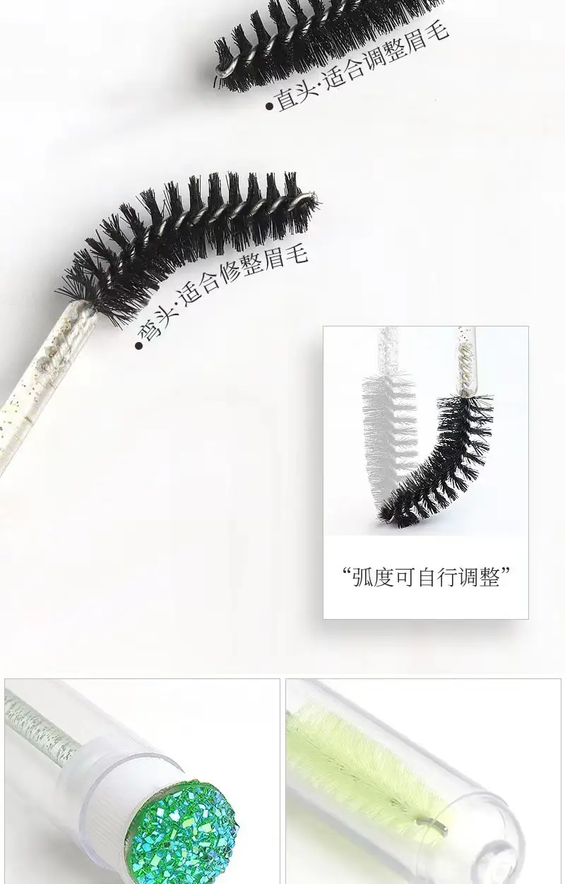 Crystal Rod Eyelash Brush Set for Makeup Application — feature 8