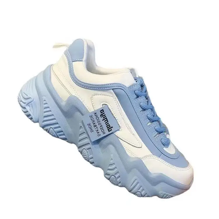 K-Style of 2025 Spring & Fall Harajuku Internet Celebrity Dad Shoes for Women Ins Trbottomy Versatile Casual Thick-Soled Sports Shoes for Women - Image 7
