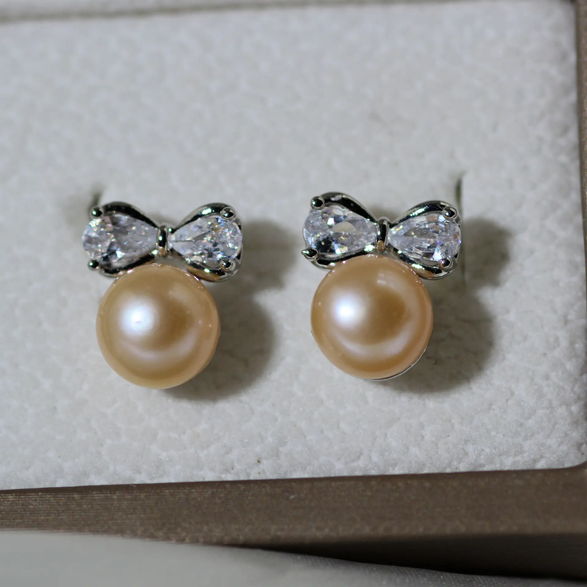 S925 Pearl Bow Earrings for Women — feature 20