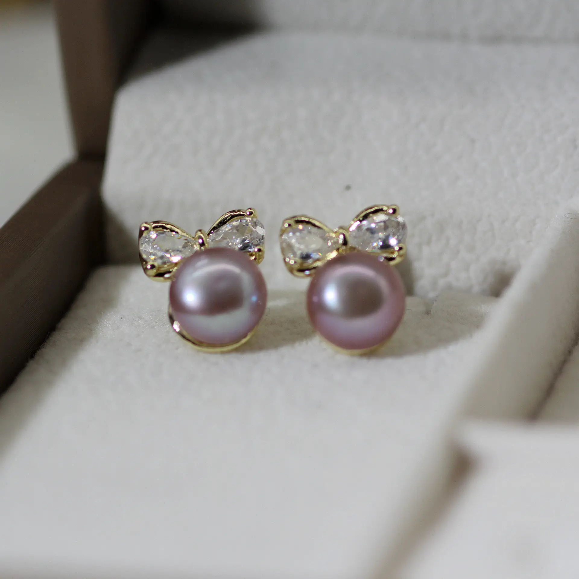 S925 Pearl Bow Earrings for Women — feature 22