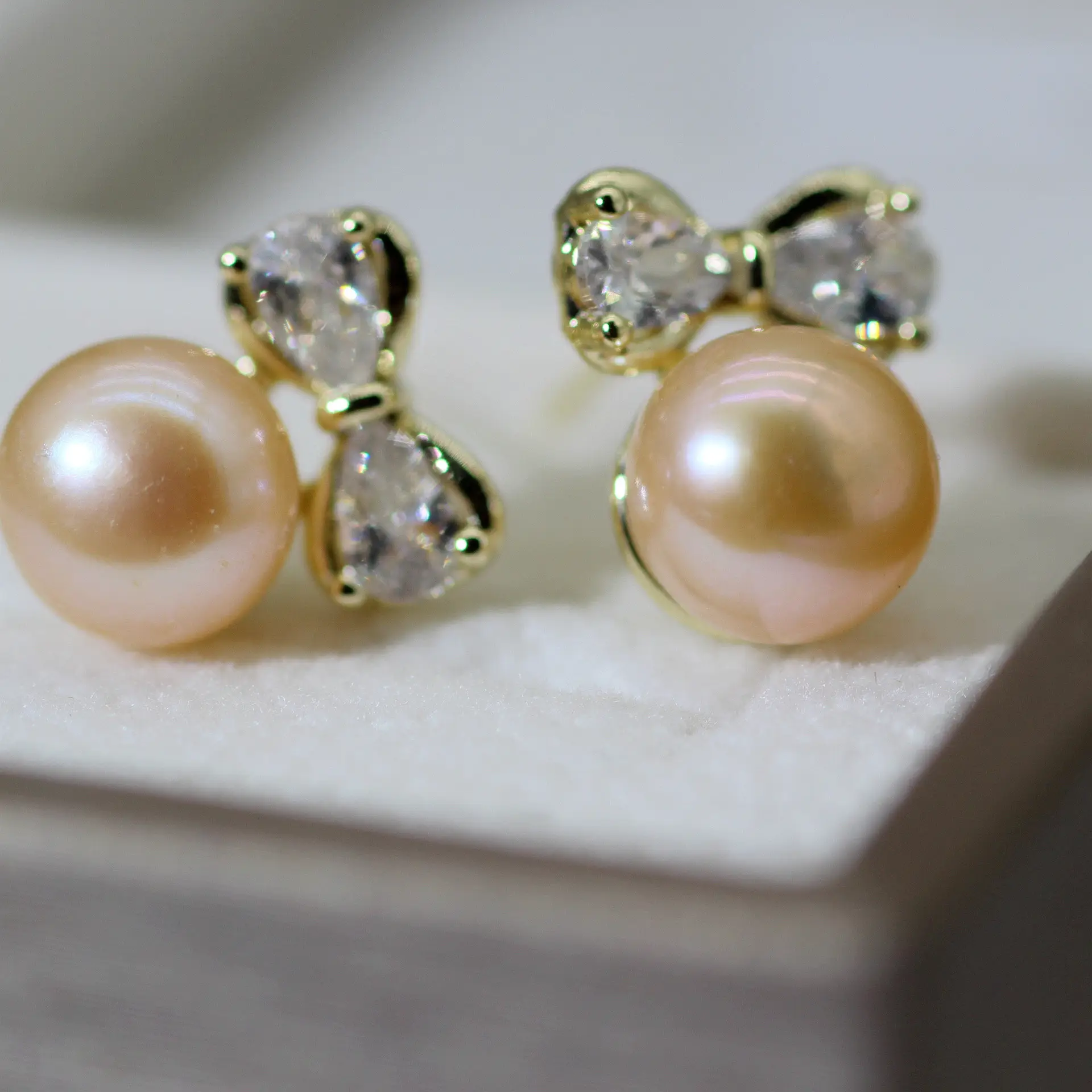 S925 Pearl Bow Earrings for Women — feature 23