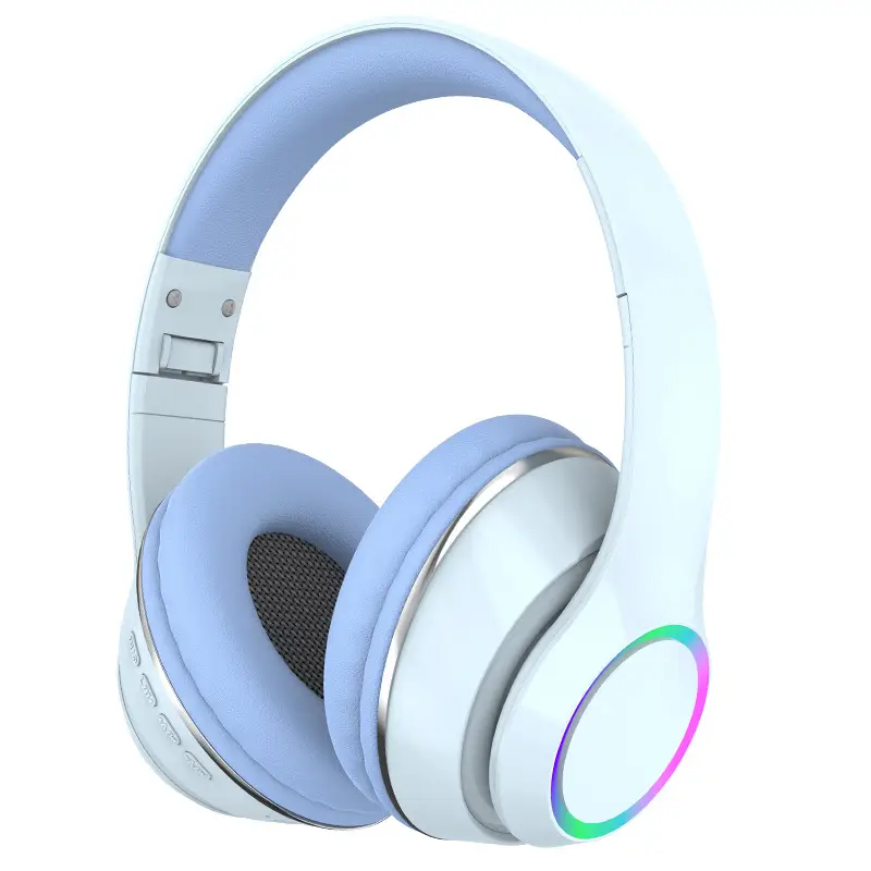 Over-Ear Bluetooth Headphones with RGB Lights - Image 2