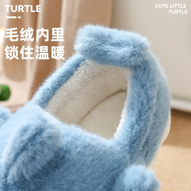 Whale Flavored Winter Plush Slippers for Women - Image 4
