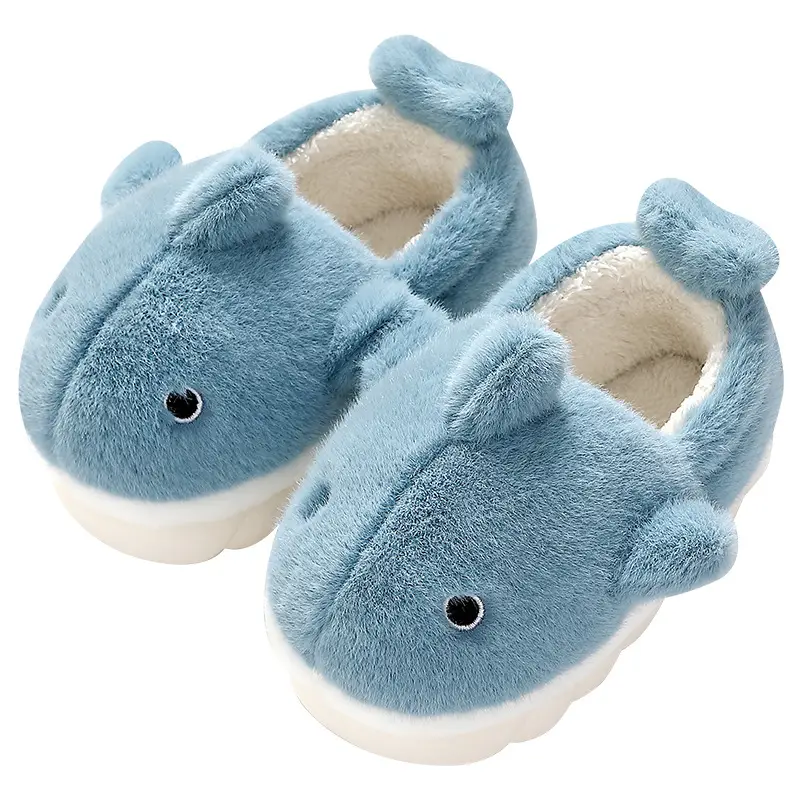 Whale Flavored Winter Plush Slippers for Women - Image 6