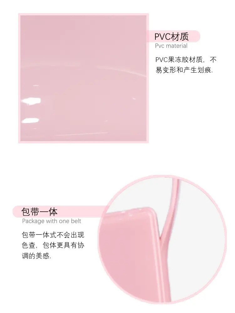 Pink PVC Shoulder Bag for Women — feature 4