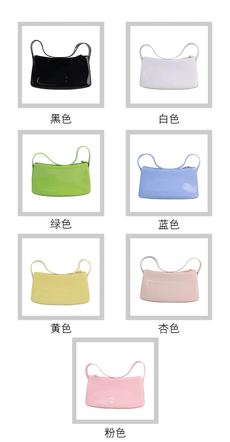 Pink PVC Shoulder Bag for Women — feature 6