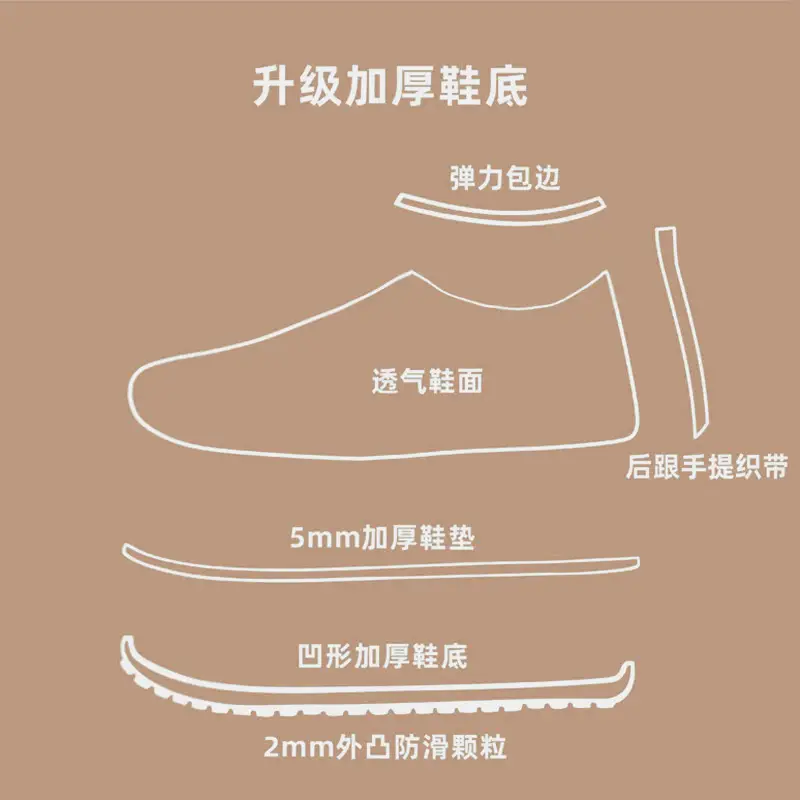 Parent-Kids Floor Shoes, Autumn and Winter Thickeneded Kidsren's Cotton Slippers, Cool and Non-Slip Toddler Soft-Soled Couple's Velvet Floor Socks — feature 2