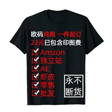 300g Cotton Grey Round Neck T-Shirt — feature 12