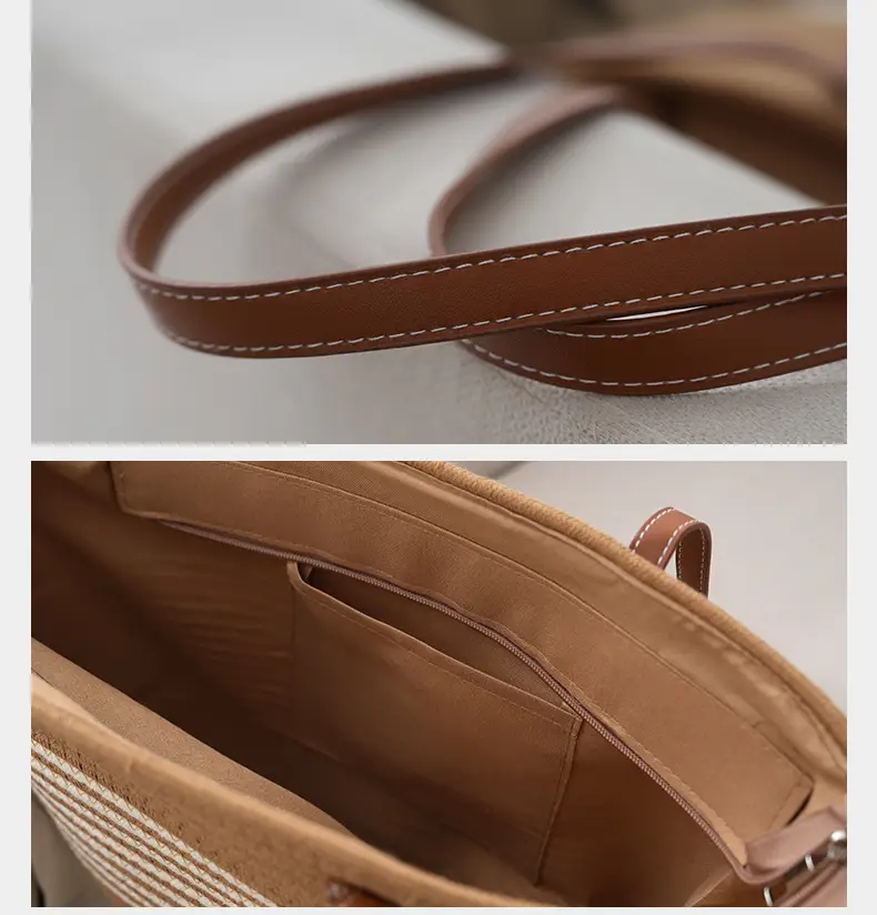 Korean Cotton Shoulder Bag for Daily Commute & Travel — feature 12