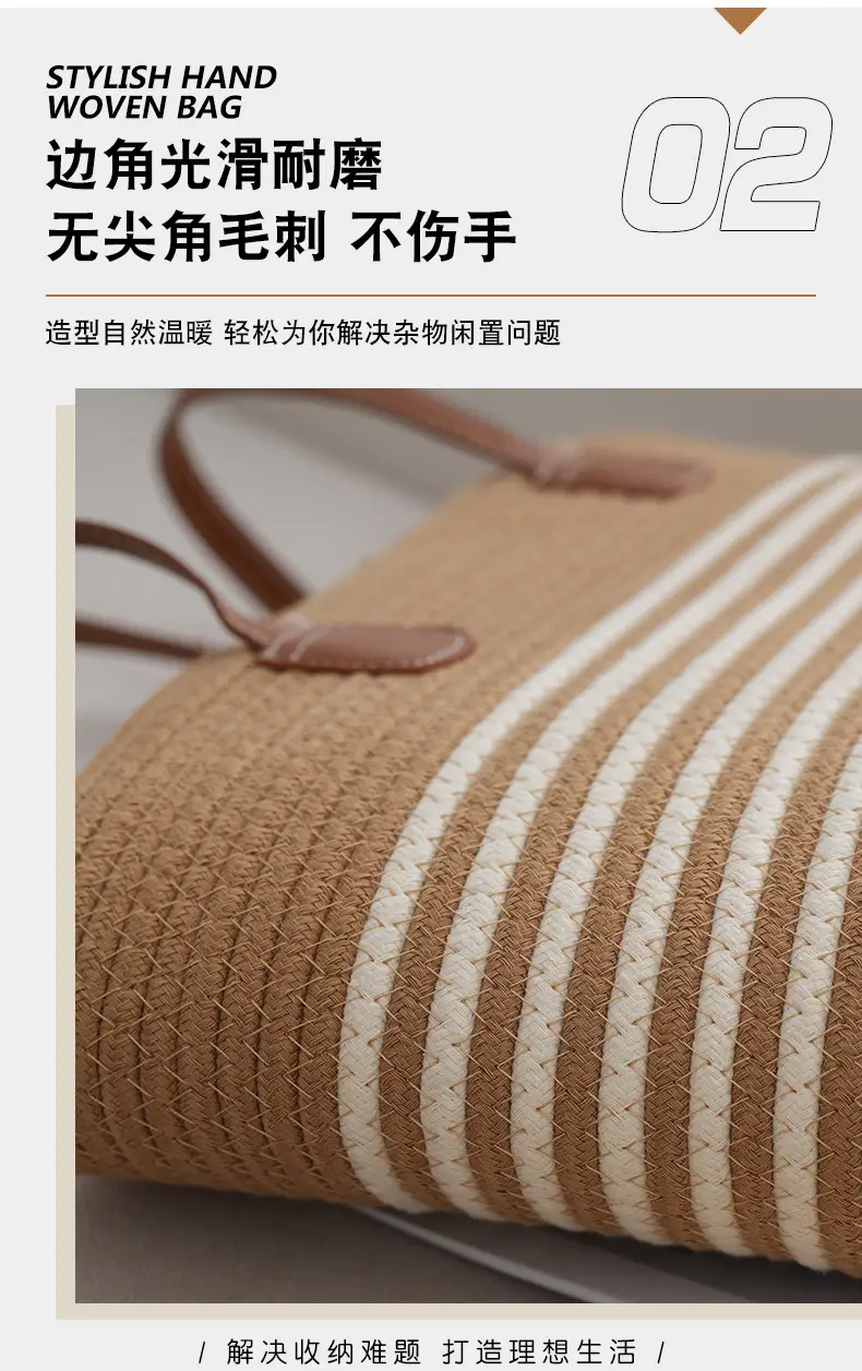 Korean Cotton Shoulder Bag for Daily Commute & Travel — feature 5