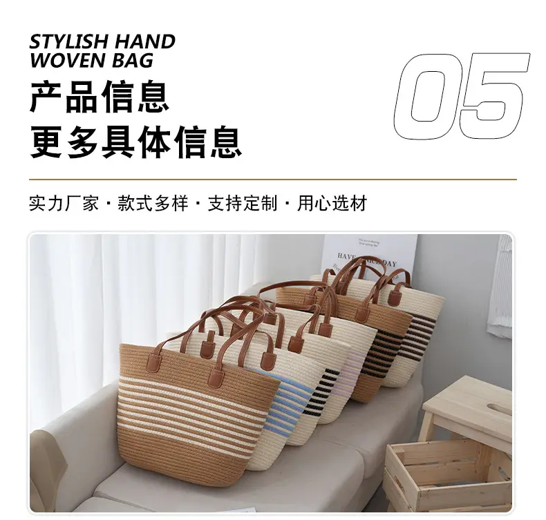 Korean Cotton Shoulder Bag for Daily Commute & Travel — feature 8
